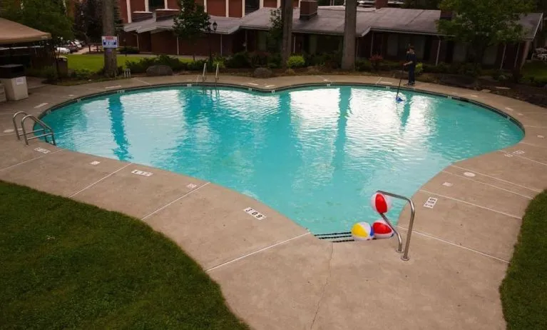 Outdoor pool at Cove Haven Resort.