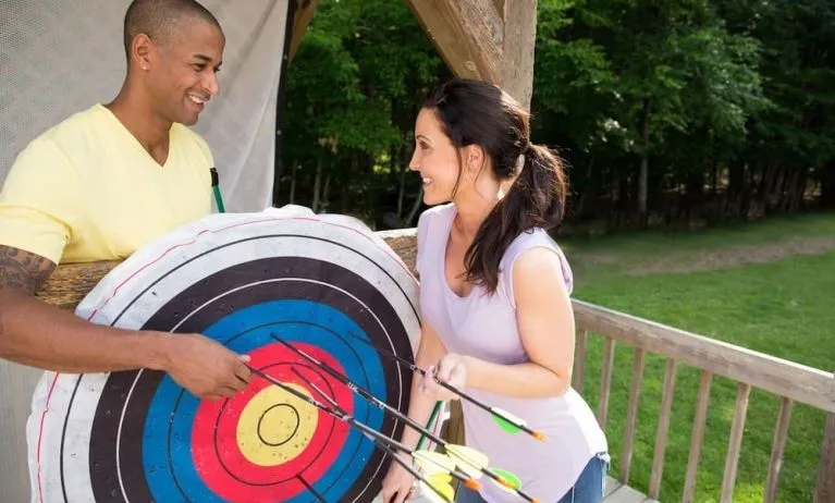 Archery at Cove Haven Resort.
