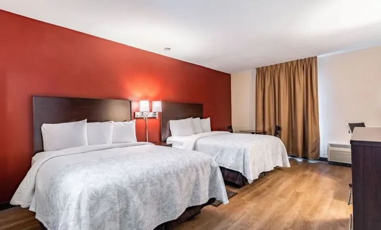 Day use twin room at Red Roof PLUS+ & Suites Houston - IAH Airport SW.