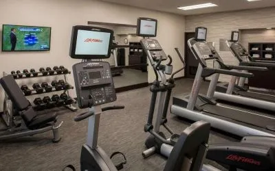Well equipped fitness center at Sonesta Select Atlanta Norcross I-85.