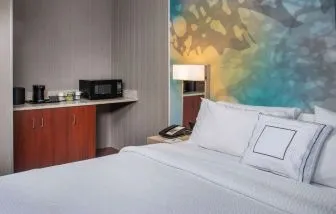 King bed at Sonesta Select Atlanta Norcross I-85.
