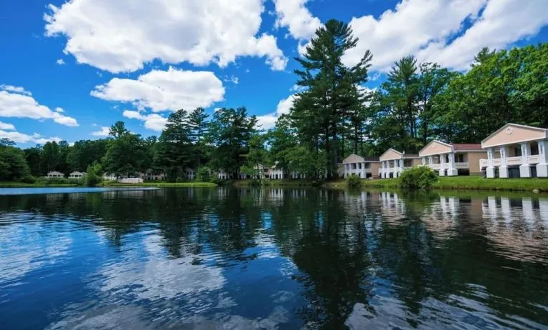 Lake views at Paradise Stream Resort.