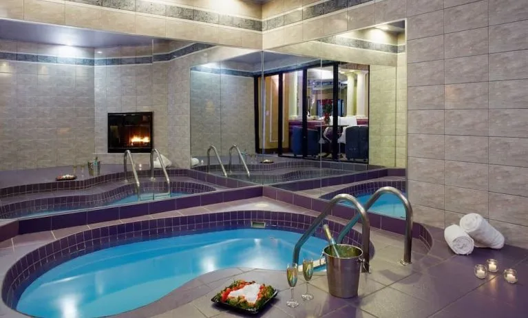 Indoor pool at Paradise Stream Resort.
