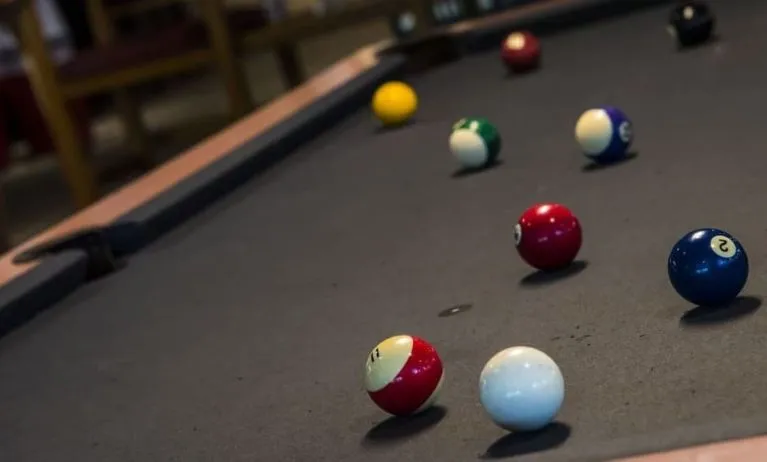 Pool table at Paradise Stream Resort.