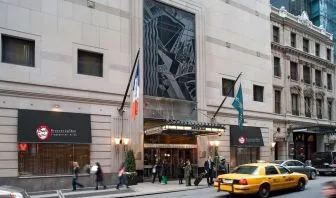 Hotel exterior and entrance at Millennium Hotel Broadway Times Square.