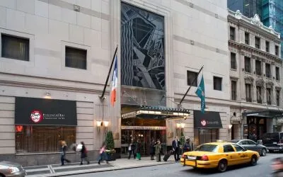 Hotel exterior and entrance at Millennium Hotel Broadway Times Square.