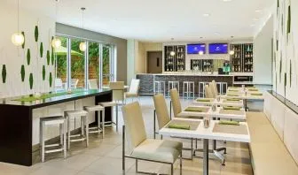 On-site bar and restaurant at Element Miami International Airport.