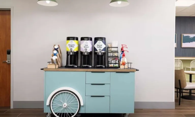 Coffee station at Spark By Hilton Guelph.