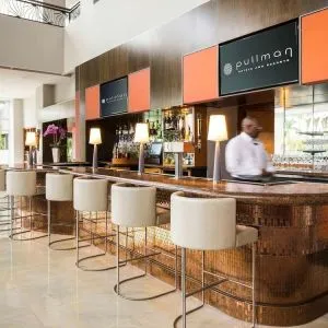 Hotel bar at Pullman Miami Airport.