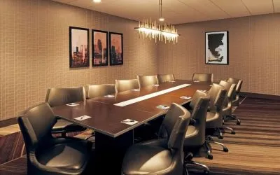 Meeting room at Homewood Suites By Hilton LAX Airport.