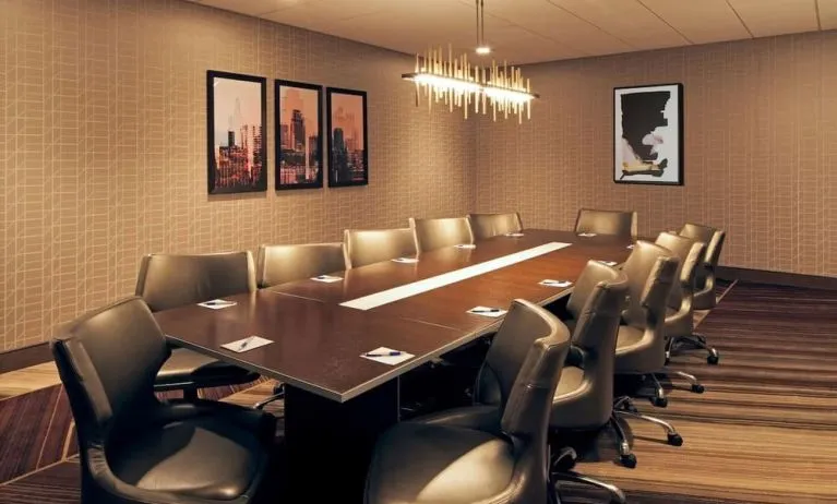 Meeting room at Homewood Suites By Hilton LAX Airport.
