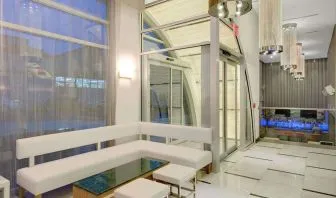 Lounge area at Wyndham Garden Brooklyn Sunset Park.