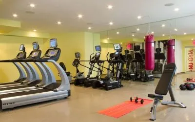Well equipped fitness center at Nu Hotel - Brooklyn.