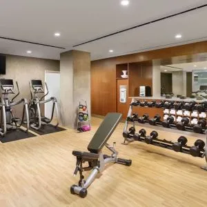 Well equipped fitness center at AC Hotel New York Times Square.