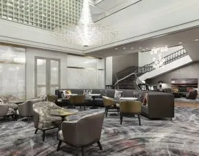 Lounge and coworking space at The Westin New Orleans.