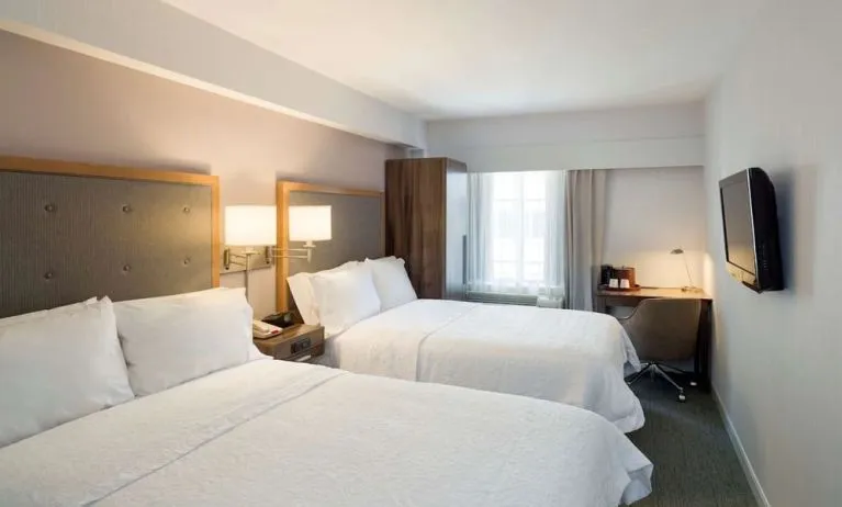Day use twin room with workspace at Hampton Inn Manhattan - Madison Square Garden.