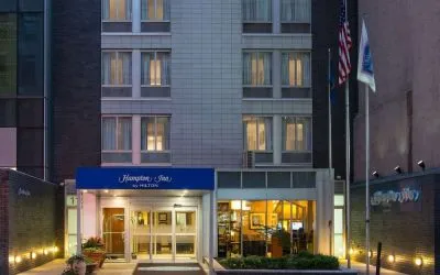 Exterior view of Hampton Inn Manhattan - Madison Square Garden.