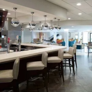 On-site bar with lounge area at Sheraton Miami Airport Hotel.