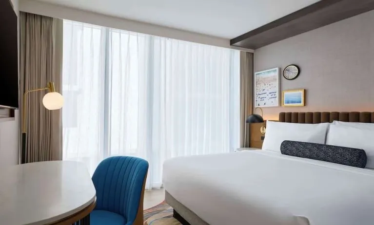 Standard room with work desk at Hyatt Centric Miami South Beach.