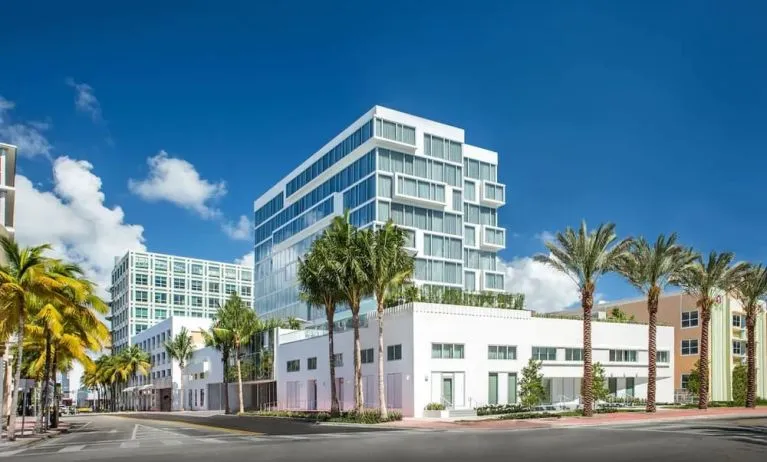 Exterior view of Hyatt Centric Miami South Beach.
