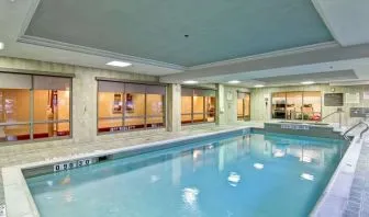 Indoor pool at Hampton Inn And Suites Guelph.
