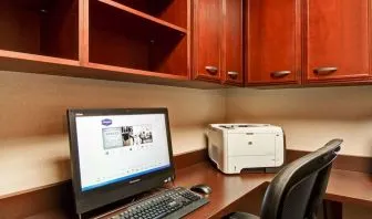 Work space at Hampton Inn And Suites Guelph.