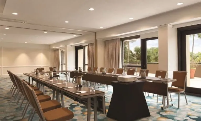 Meeting facility at Hilton Miami Airport Blue Lagoon.