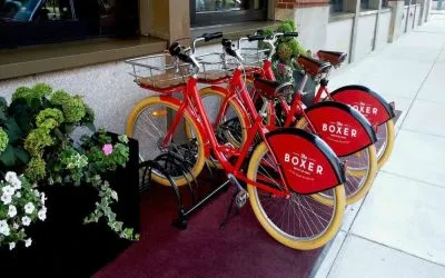 Bicycle rentals available at The Boxer Boston.