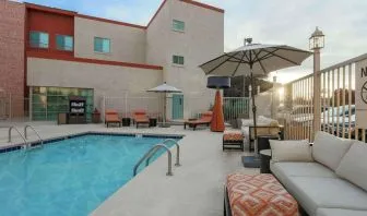 Outdoor pool at Hampton Inn & Suites Denver Tech Center.