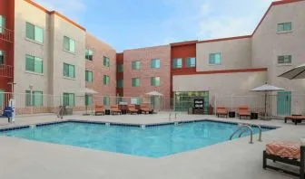 Outdoor pool at Hampton Inn & Suites Denver Tech Center.