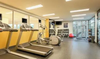 Fitness center at Hampton Inn & Suites Denver Tech Center.