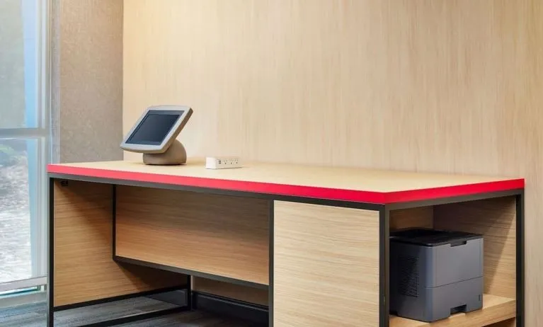 Business center at Tru By Hilton Atlanta Northlake Parkway.