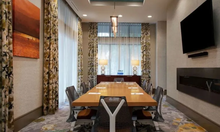 Meeting room at Hilton Garden Inn Mobile Downtown.