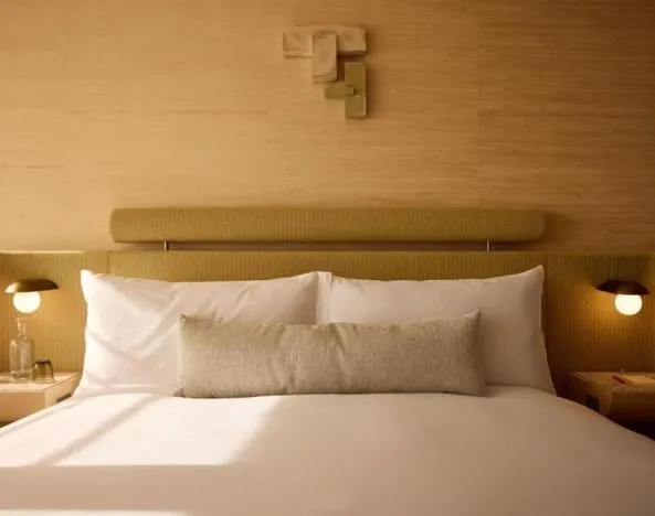 King bed at Shelborne South Beach.