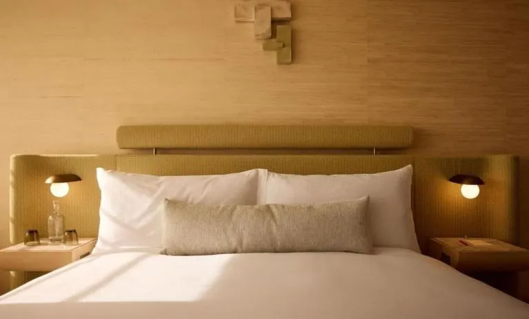 King bed at Shelborne South Beach.
