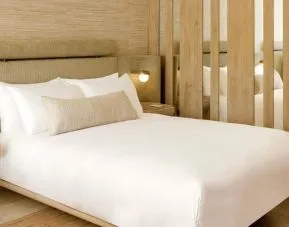 Queen bed at Shelborne South Beach.
