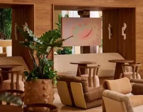 Lobby lounge at Shelborne South Beach.