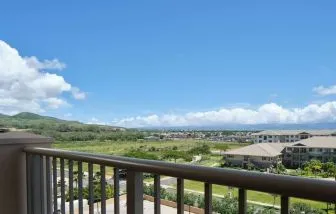 Balcony views at Embassy Suites By Hilton Oahu Kapolei.