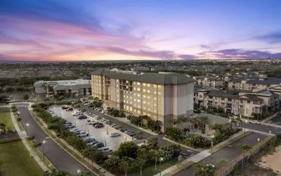 Hotel exterior at Embassy Suites By Hilton Oahu Kapolei.