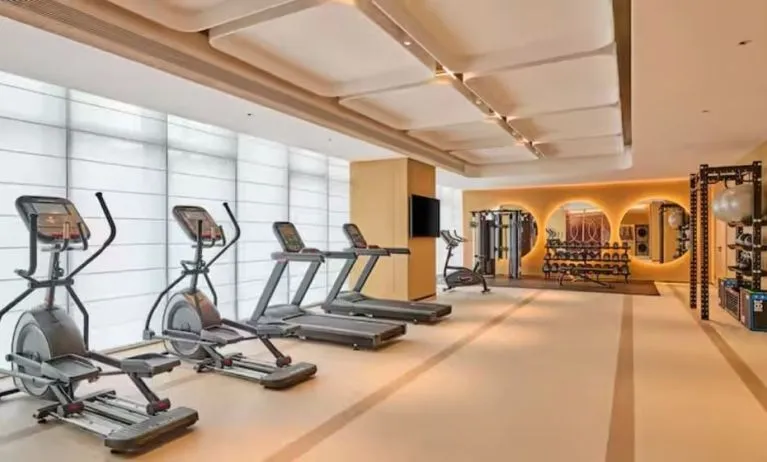 Gym at Hilton Garden Inn Chongqing Yubei Central Park.