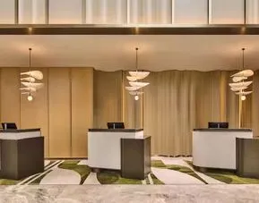 Reception hall at Hilton Garden Inn Chongqing Yubei Central Park.