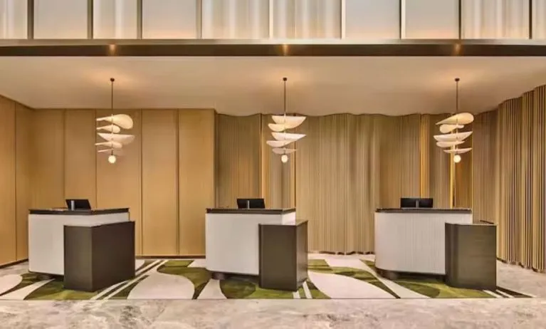 Reception hall at Hilton Garden Inn Chongqing Yubei Central Park.