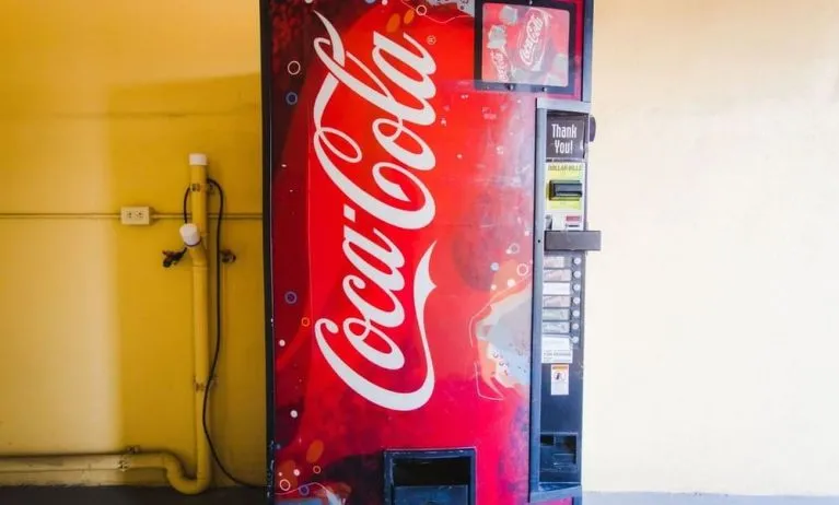Vending machine at Express Inn Gulf Bank.