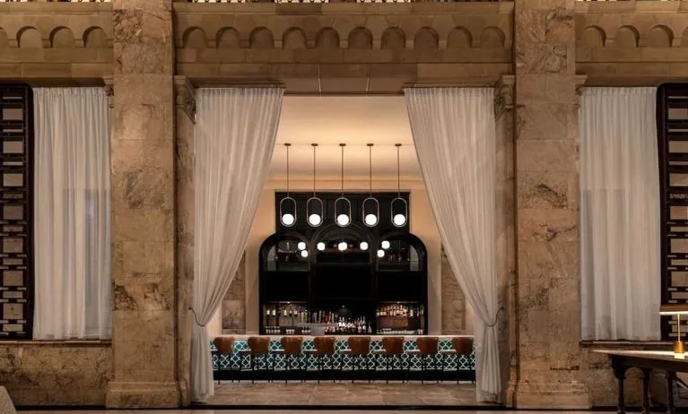 Hotel bar at Courtyard San Diego Downtown.