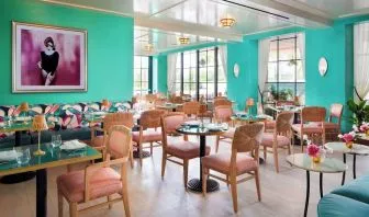 Dining area at The Goodtime Hotel.