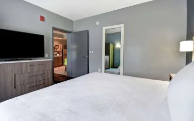 Day use room at Home2 Suites By Hilton San Francisco Airport North.