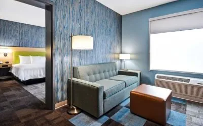 Day use room at Home2 Suites By Hilton San Francisco Airport North.