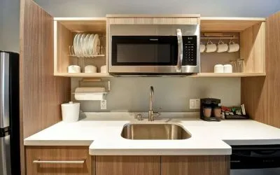 Day use room at Home2 Suites By Hilton San Francisco Airport North.