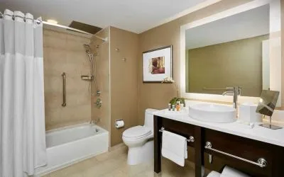 Day use room at The Inn At Penn, A Hilton Hotel.