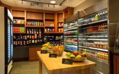 Snack bar at Hilton Chicago/Oak Brook Suites.